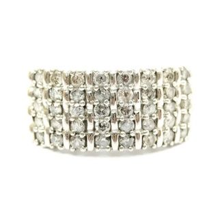 Pre-owned Jewelry Ring Diamond 1ct Platinum